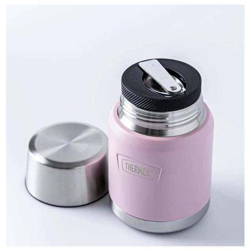 Thermos - 16 Oz Stainless Steel Food Jar W/ Spoon, Sunset Pink Image 3