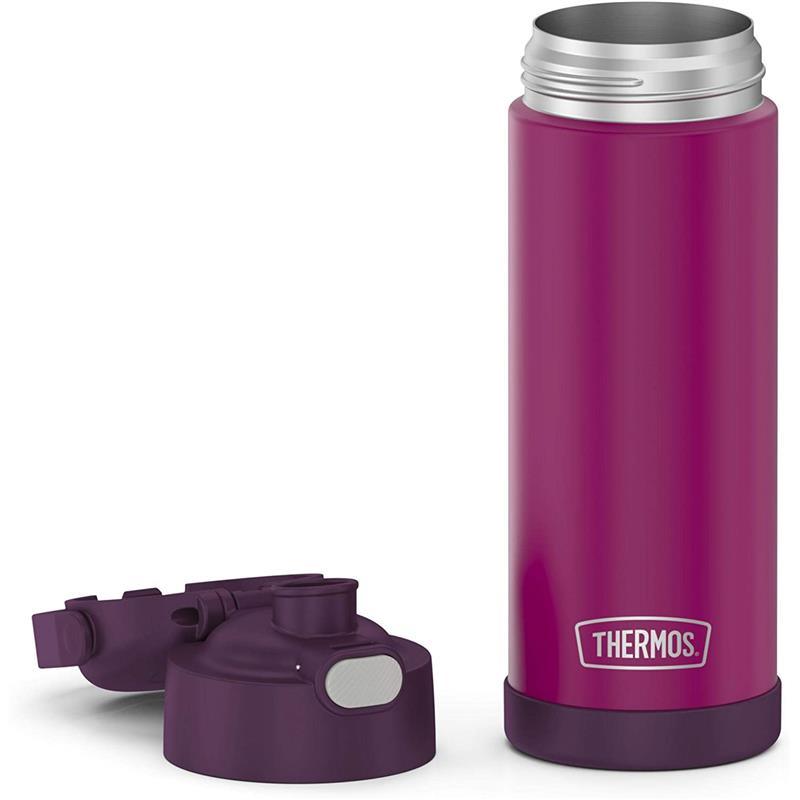 Thermos 12 oz Funtainer Insulated Stainless Steel Warm Beverage Bottle,  Pink/Teal