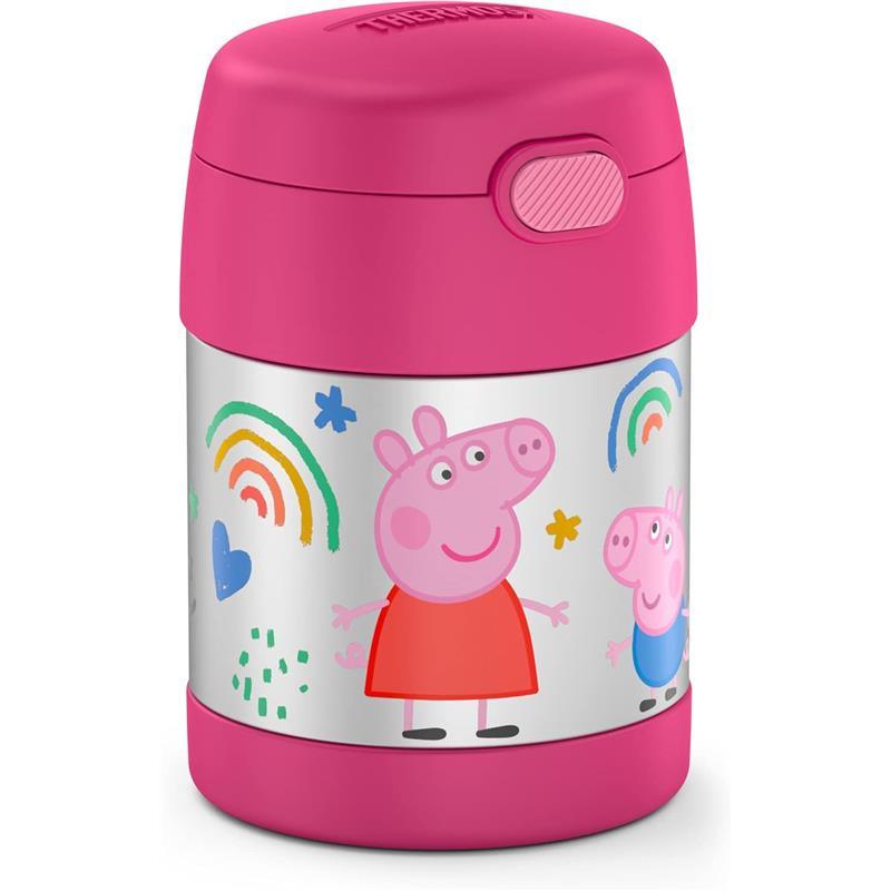 Peppa Pig Drinks Bottle with Flip Up Dispenser Pink