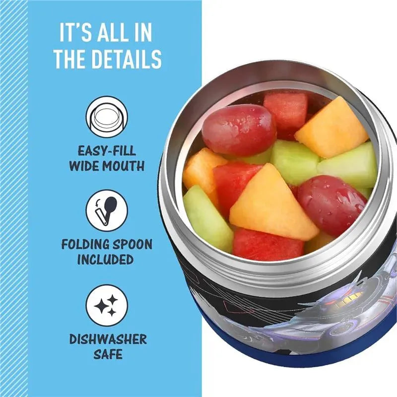 THERMOS - Stainless Steel Vacuum Insulated Food Jar with Spoon, 10 Oz, Lightyear Image 5