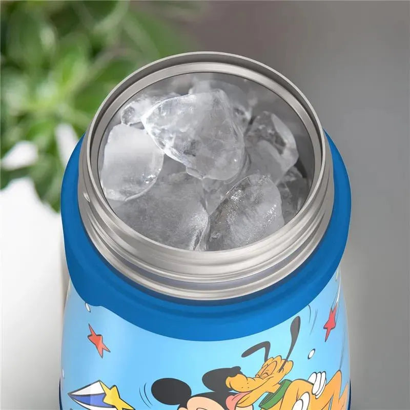 THERMOS - Vacuum Insulated Stainless Steel 10oz Straw Bottle, Mickey Mouse Image 3