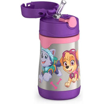 THERMOS - Vacuum Insulated Stainless Steel 10oz Straw Bottle, Paw Patrol Girl Image 2