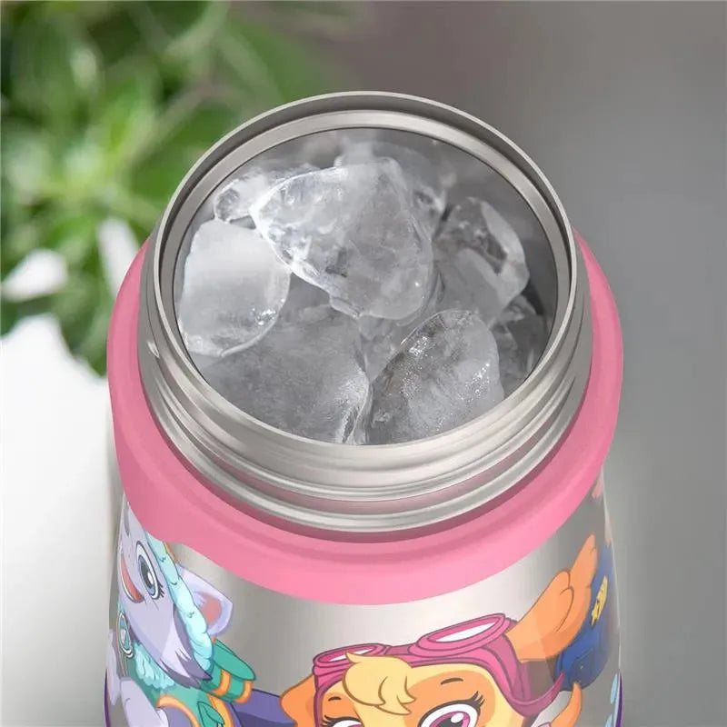 THERMOS - Vacuum Insulated Stainless Steel 10oz Straw Bottle, Paw Patrol Girl Image 4