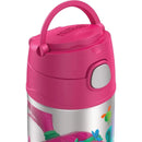 THERMOS - Vacuum Insulated Stainless Steel 12oz Straw Bottle, Trolls 3 Image 5