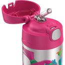 THERMOS - Vacuum Insulated Stainless Steel 12oz Straw Bottle, Trolls 3 Image 6