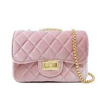 Tiny Treats - Classic Large Suede Handbag, Light Pink Image 1