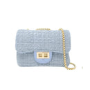 Tiny Treats - Classic Large Tweed Handbag, Blue Image 1