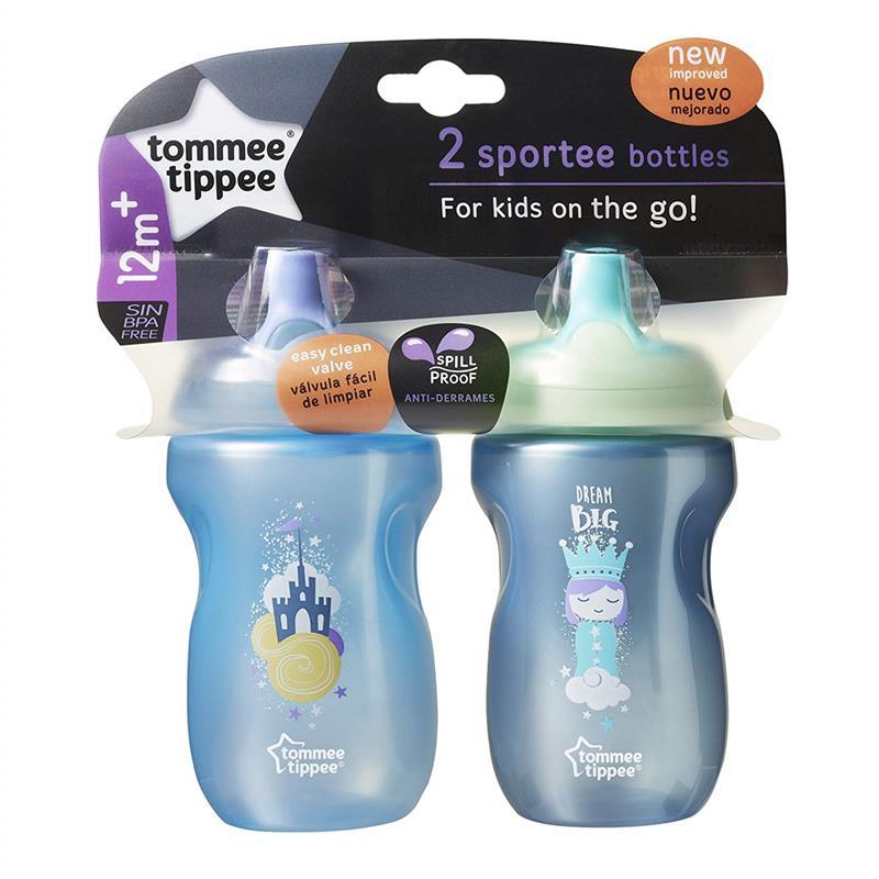 Tommee Tippee 2-Pack 9Oz Spill Proof Insulated Sipper Tumbler Cup 12M+