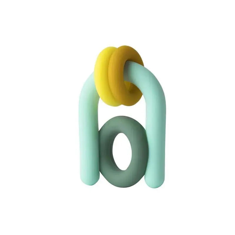 Tomy - Boon Hoop Silicone Baby Teether Image 4