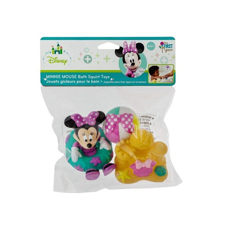 Tomy - First Years Disney Minnie Squirtie 3 Pack