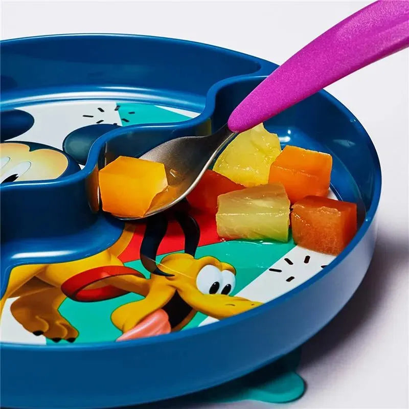 Tomy The First Years Suction Kids Plate Divided, Mickey/Pluto Image 7