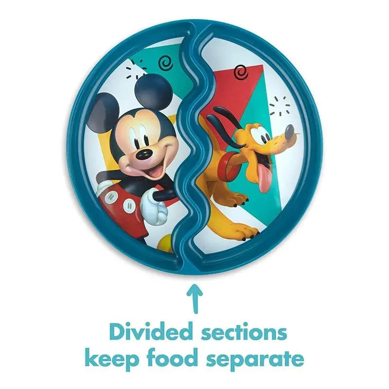 Tomy The First Years Suction Kids Plate Divided, Mickey/Pluto Image 9