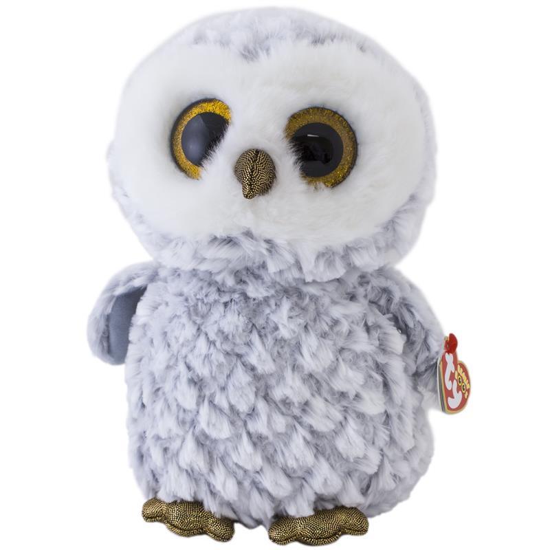 Ty Inc Beanie Boos White Austin the Owl Plush Toy