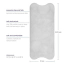 Ubbi - Cushioned Non-Slip Bath Mat for Baby, Gray Image 3