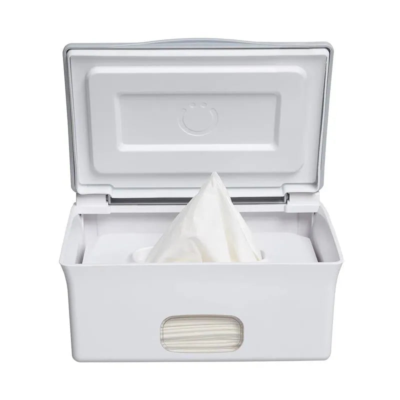 Ubbi - Flushable Wipes Dispenser, White/Grey Image 3