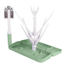 Ubbi - On-The-Go Drying Rack & Brush Set, Sage Image 1