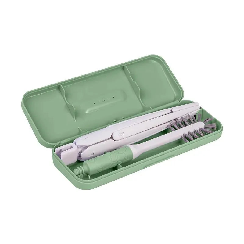 Ubbi - On-The-Go Drying Rack & Brush Set, Sage Image 2