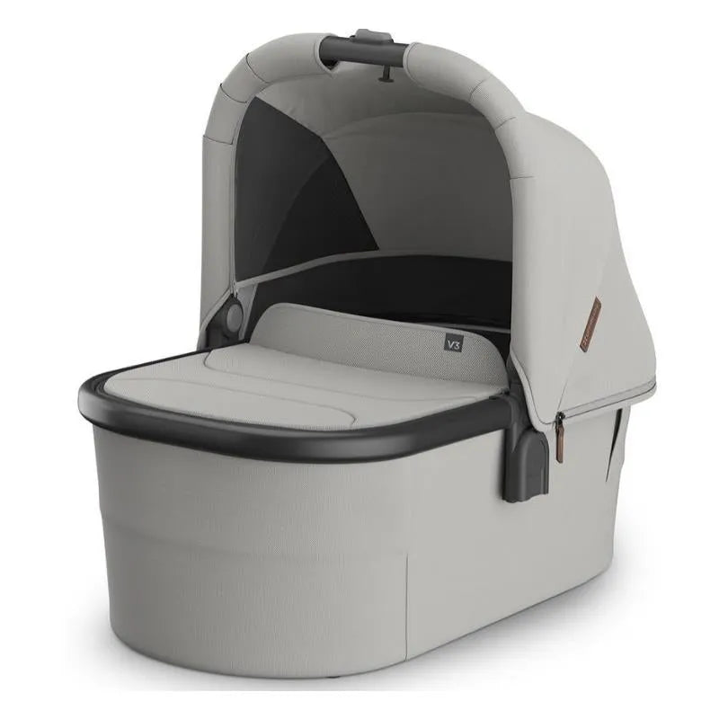 Uppababy - Bassinet V3, Savannah (Pearl Gray Jacquard/Carbon Frame) Image 1