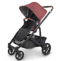 Uppababy - Cruz V2 Stroller, Lucy (Rosewood Mélange/Carbon Frame/Saddle Leather) Image 1