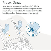 Uppababy - Minu Infant Car Seat Adapter For Maxi-Cosi/Nuna/Cybex Image 2