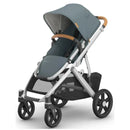 Uppababy - Vista V3 Stroller, Callum (Stone Blue/Silver Frame/Sand Leather) Image 1