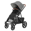 Uppababy - Vista V3 Stroller, Greyson (Charcoal Mélange/Carbon Frame/Saddle Leather) Image 1