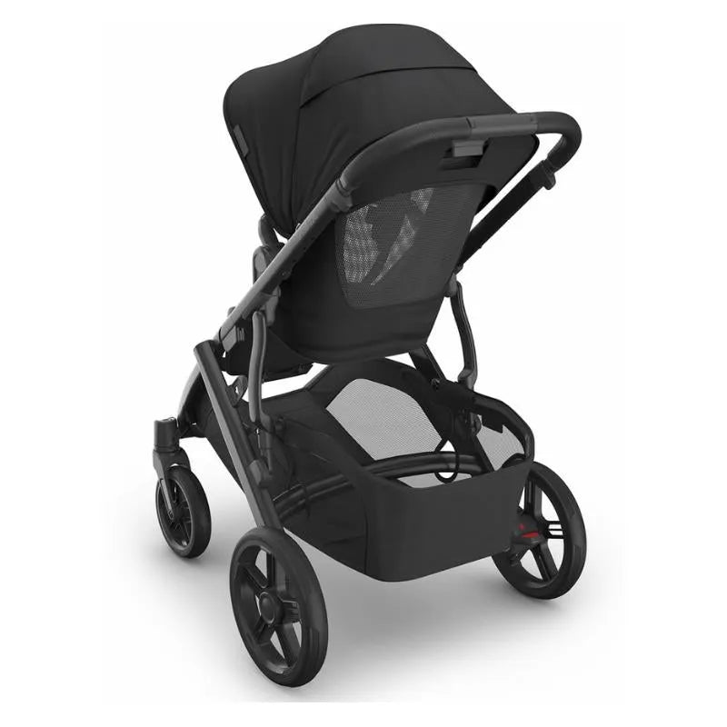 Uppababy - Vista V3 Stroller, Jake (Charcoal/Carbon Frame/Black Leather) Image 6