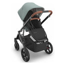 Uppababy - Vista V3 Stroller, Kenzi (Mystic Aqua/Carbon Frame/Saddle Leather) Image 2