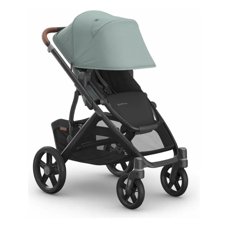 Uppababy - Vista V3 Stroller, Kenzi (Mystic Aqua/Carbon Frame/Saddle Leather) Image 3