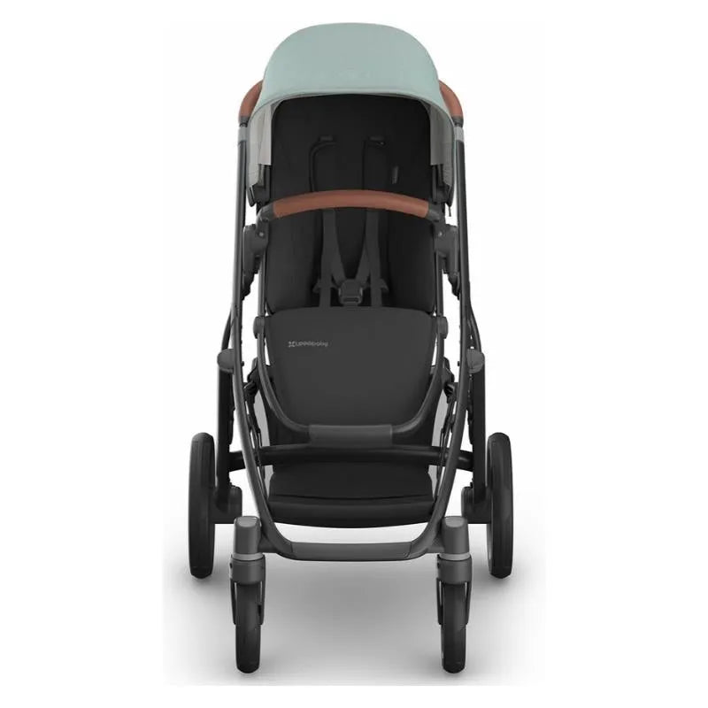 Uppababy - Vista V3 Stroller, Kenzi (Mystic Aqua/Carbon Frame/Saddle Leather) Image 4