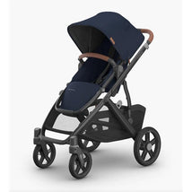 Uppababy - Vista V3 Stroller, Noa - Navy | Carbon Frame | Saddle Leather Image 1