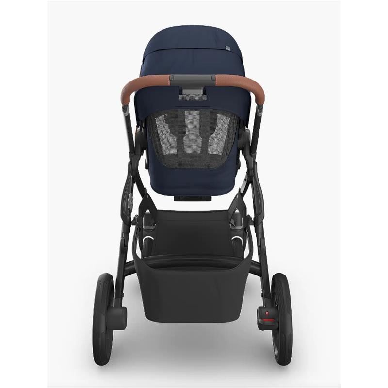 Uppababy - Vista V3 Stroller, Noa - Navy | Carbon Frame | Saddle Leather Image 6