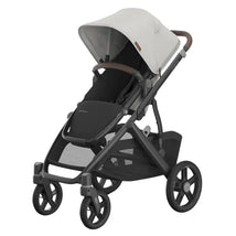 Uppababy - Vista V3 Stroller, Savannah (Pearl Gray Jacquard/Carbon Frame/Chestnut Leather) Image 1