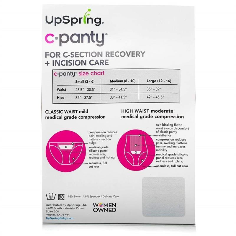 UpSpring C Panty High Waist C Section Recovery Underwear - NUDE- S