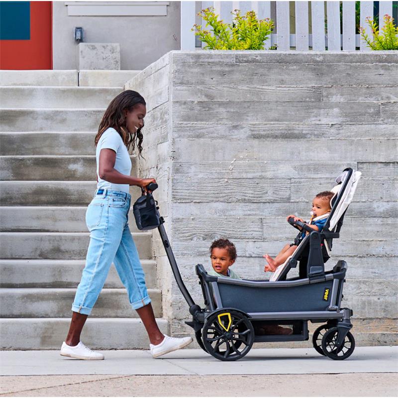 Veer - Cruiser City (2 Seater) Stroller Wagon, Grey Image 2