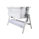 Venice Child - California Dreaming Bedside Crib Bassinet w/Travel Bag, White Image 1