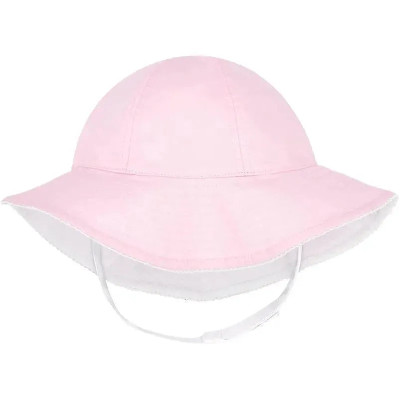 Wee Ones - Baby Girls' and Boys' Reversible Summer Ready Sun Hats, Pink Image 1