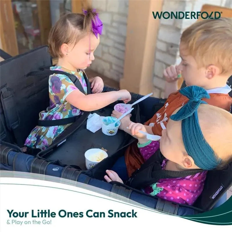 Wonderfold - Double Sided Stroller Tray for Snacks & 4 Cup Holders Image 4