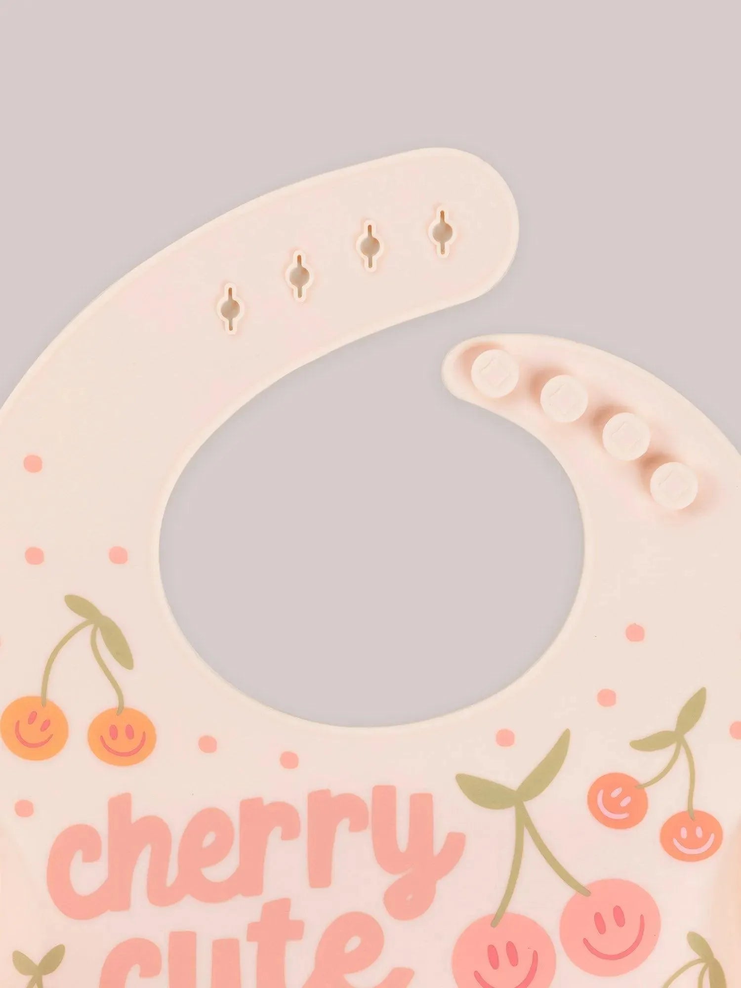 Silicone Bib - Cherry Cute by Doodle By Meg