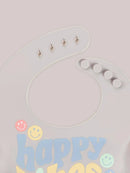 Silicone Bib - Happy Baby Vibes