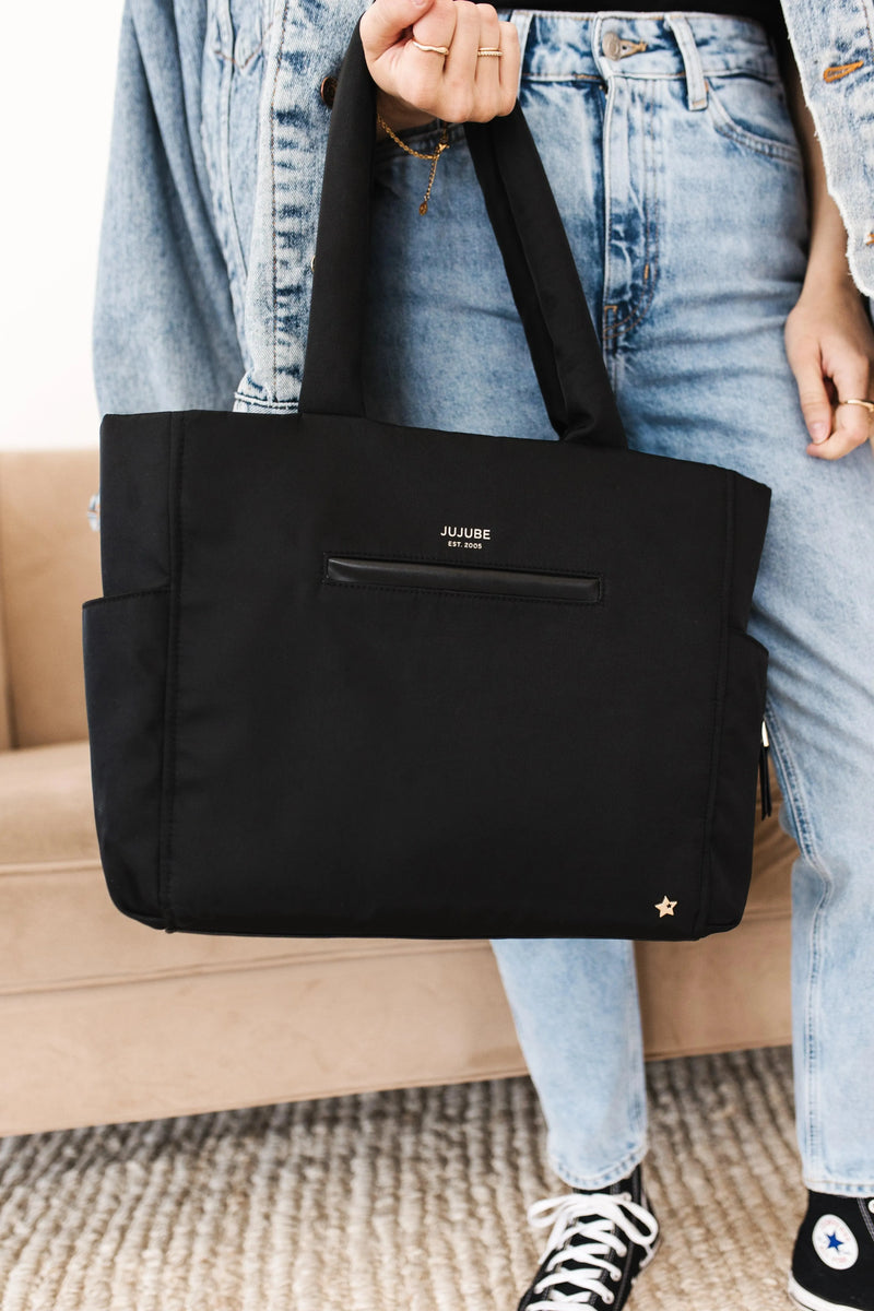 JuJuBe Utility-Strap Tote Black