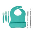 Busy Baby Bungee Bib & Utensil Set